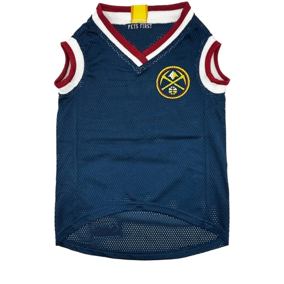 Denver 01 Blue Mesh Jersey For Dog - Picture 2 of 15